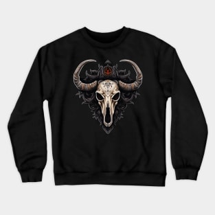 Western Cow skull 4 Crewneck Sweatshirt